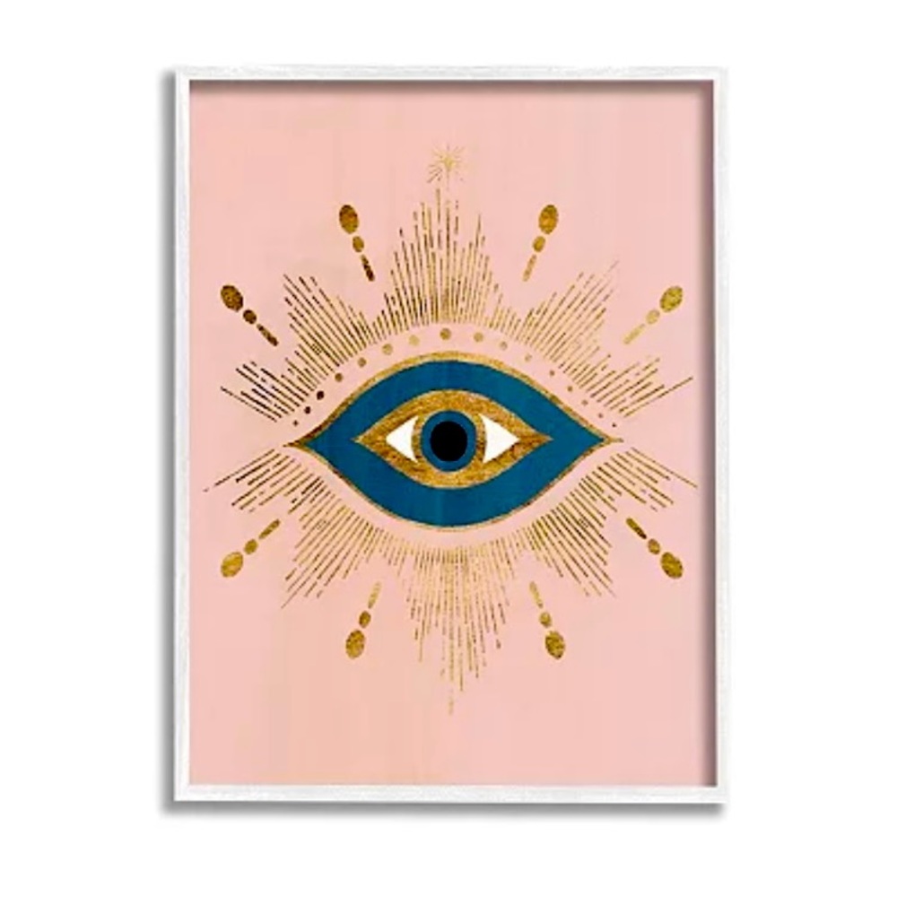 Evil Eye Canvas Framed Art